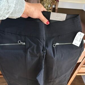 Maurice’s black pants, skinny ankle